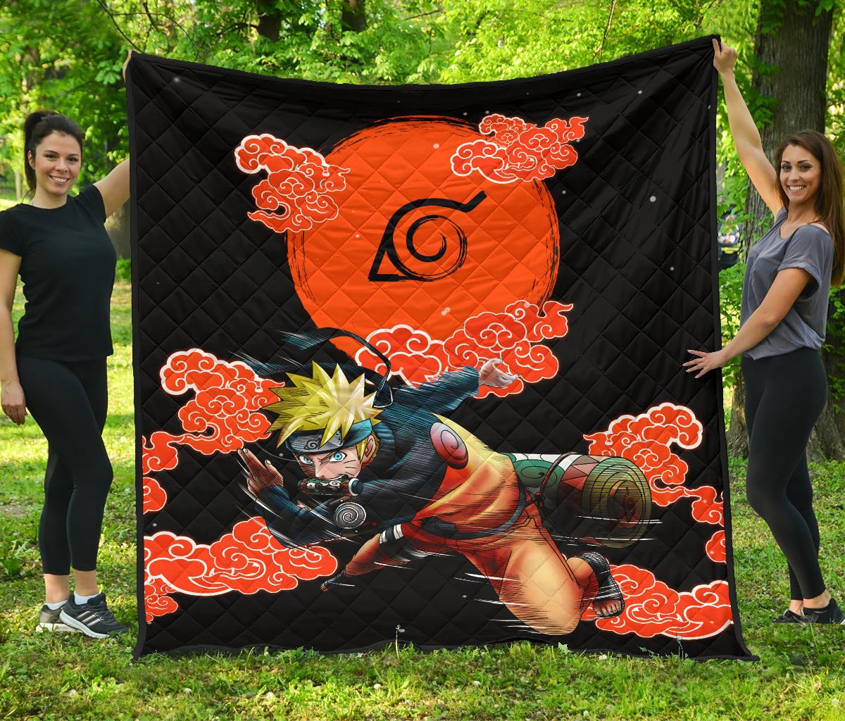 Naruto Uzumaki Premium Quilt Blanket Anime Car Accessories Custom For Fans Na021802