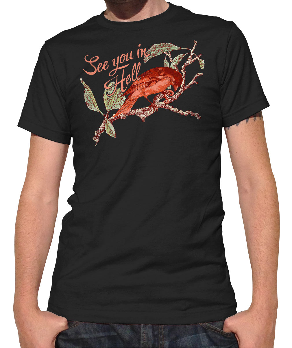 Men’S See You In Hell Bird T-Shirt
