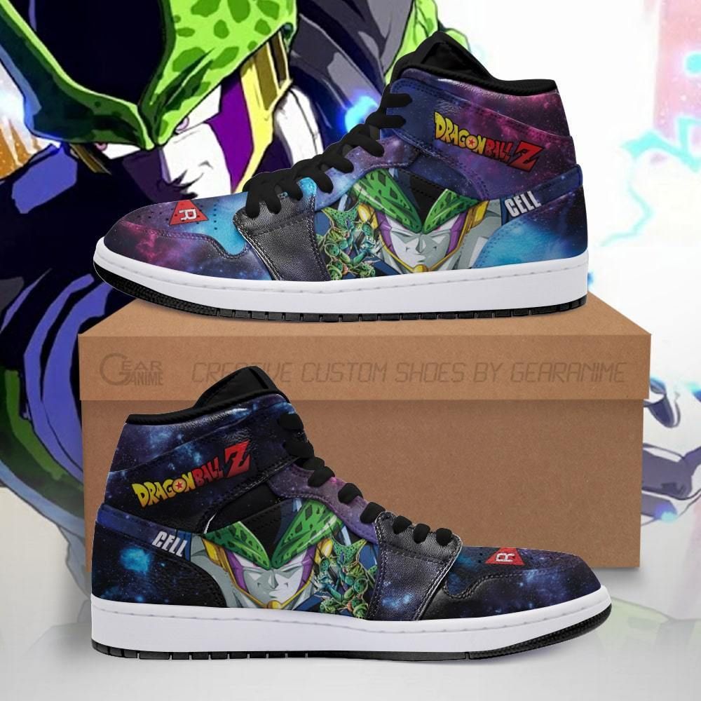 Cell Galaxy Dragon Ball Z Anime Fan Pt04 Air Jordan Shoes Sport Sneakers