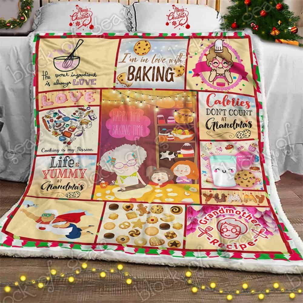 Baking With Grandma Sofa Throw Blanket STB001