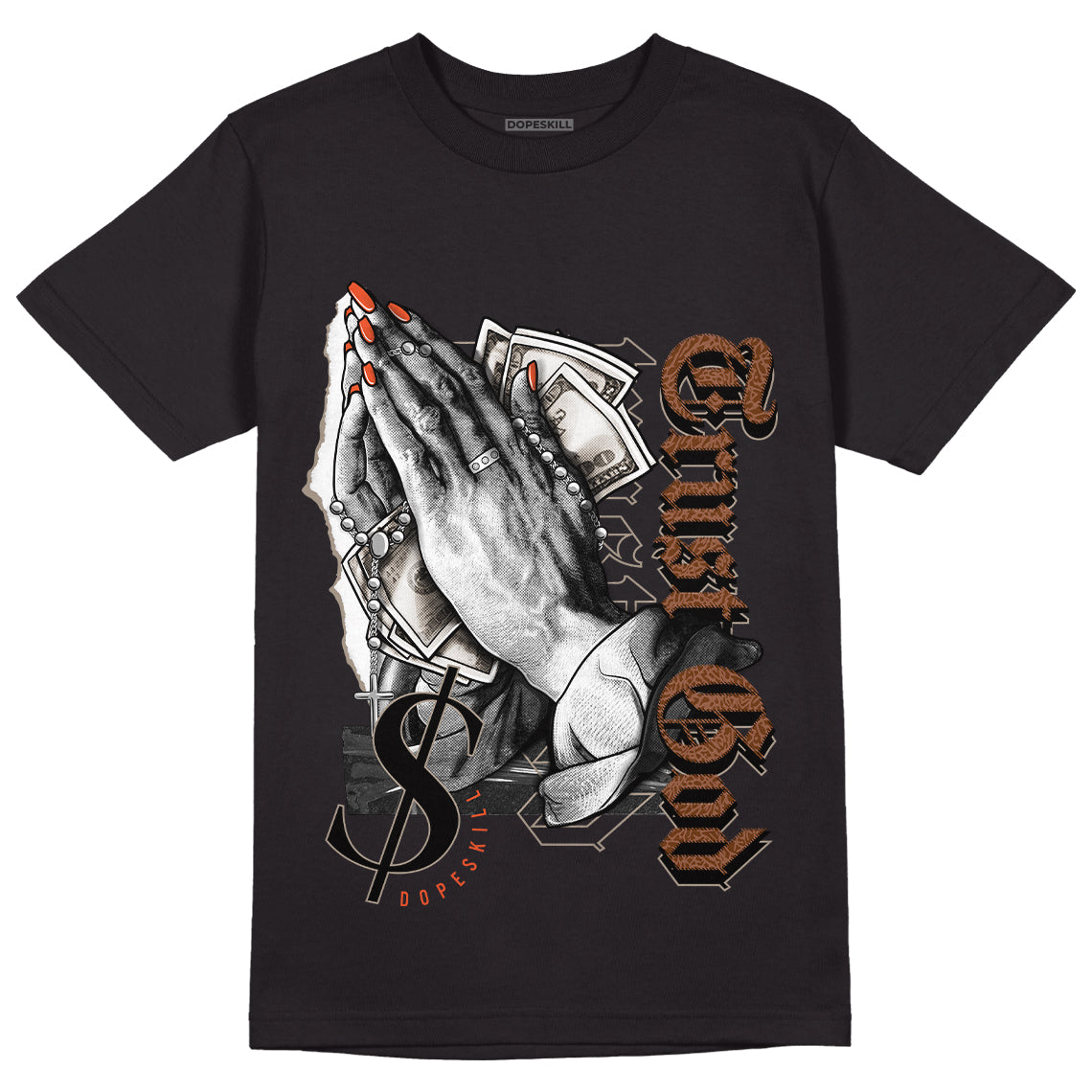 Jordan 3 “Desert Elephant” Dopeskill T-Shirt Trust God Graphic