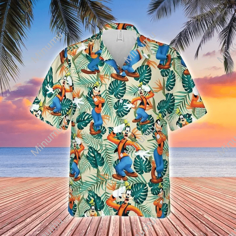 Goofy Dog Tropical Summer All Over Print Hawaii Shirt Ha101421