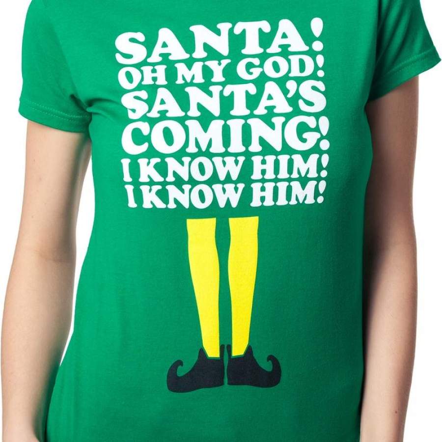 Santa I Know Him Elf Movie Shirt