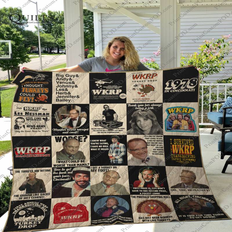 WKRP in Cincinnati Quilt Blanket For Fans Ver 25