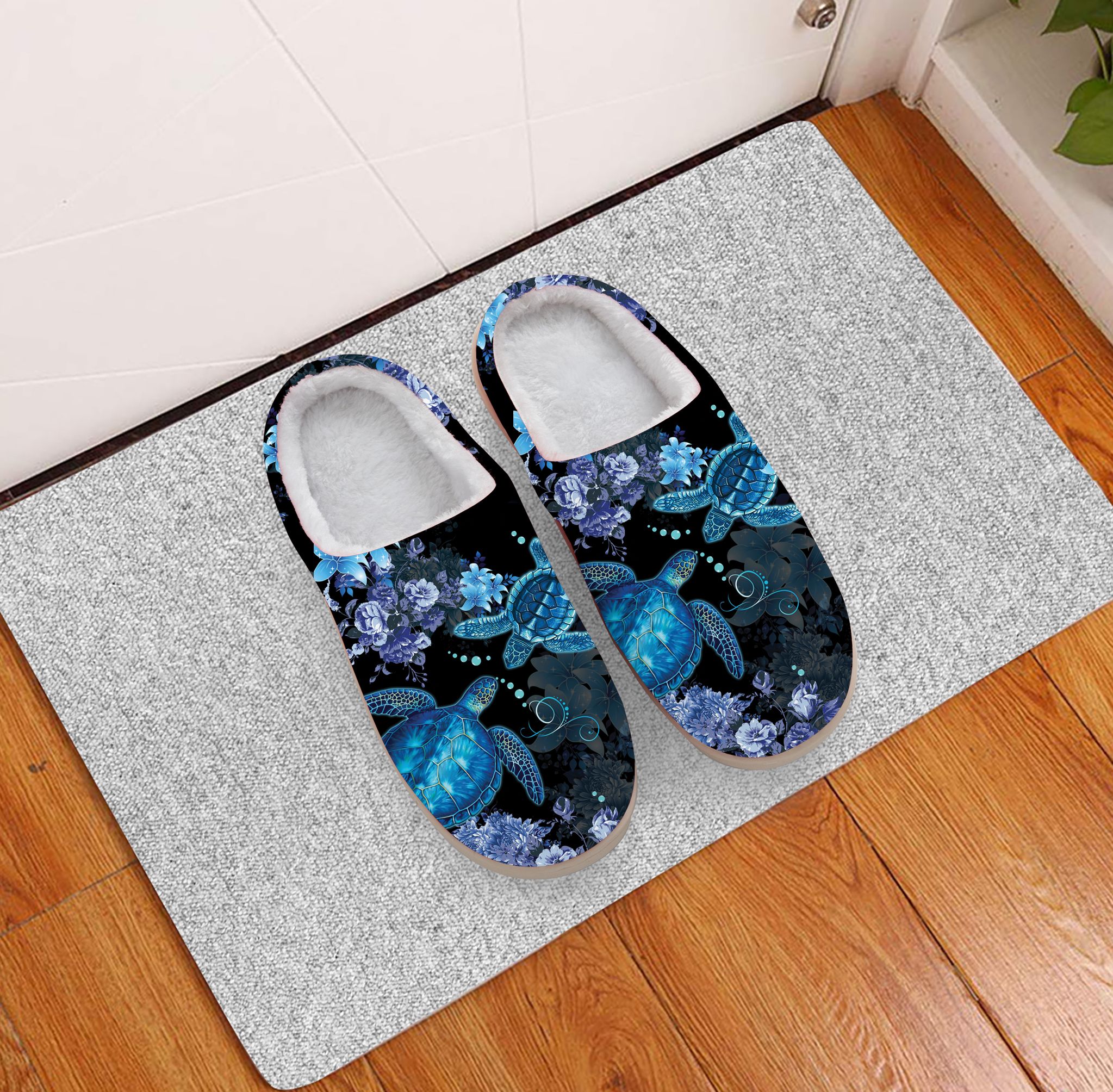 Blue Turtle Flower G51125 – 3D Slipper