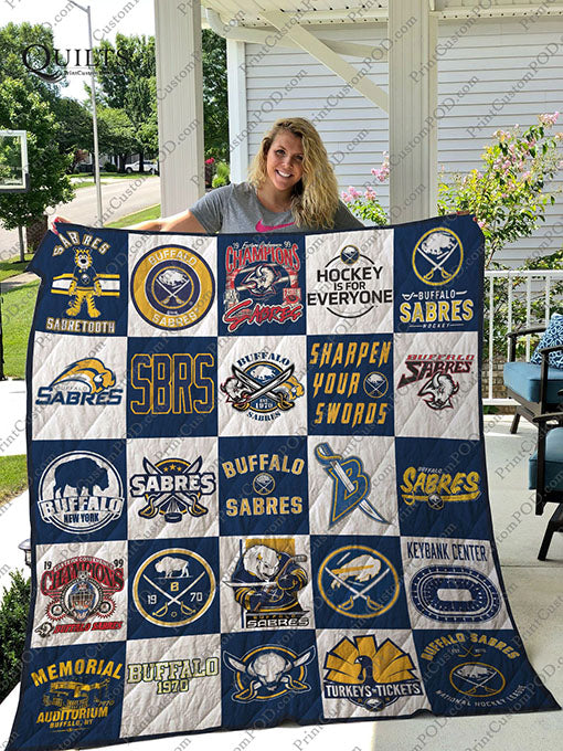 Buffalo Sabres Quilt Blanket Ver 25