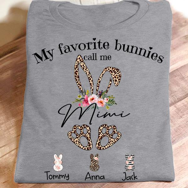 Personalized Name T-shirt Mimi Bunny – Art Gift Unisex T-shirt Hoodie Plus Size S-5xl