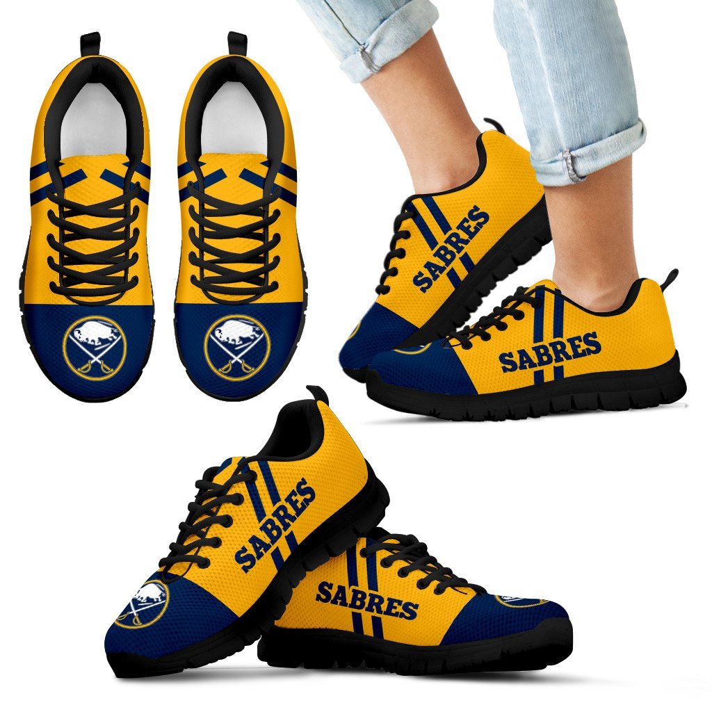 Colorful Line Stripe Buffalo Sabres Sneakers