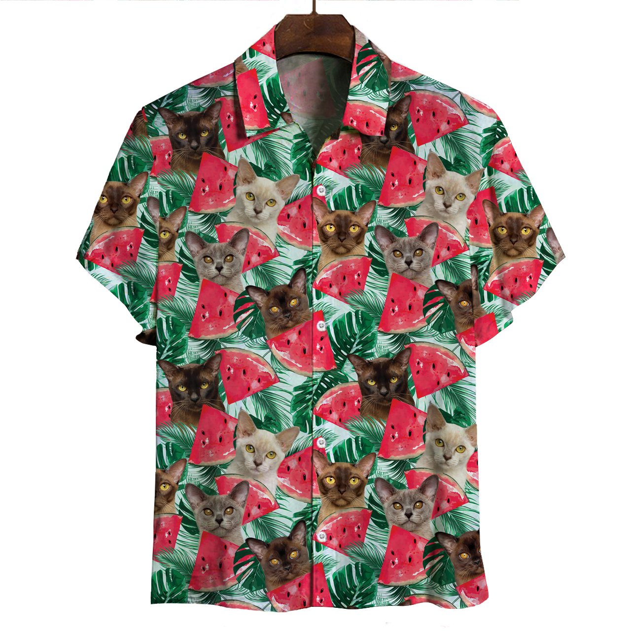 Burmese Cat Hawaii Shirt Ha102565