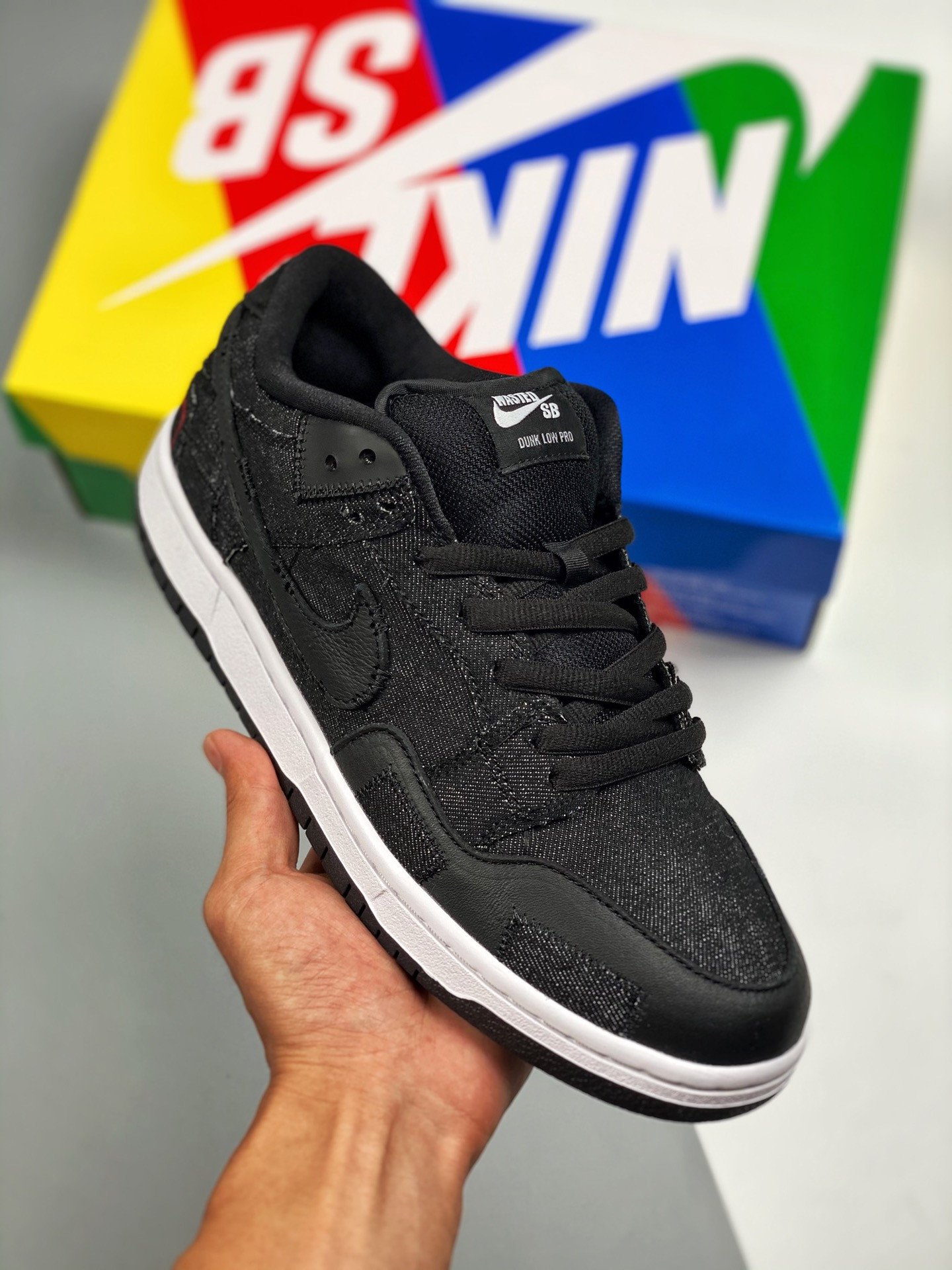 Wasted Youth x Nike SB Dunk Low BlackUniversity Red-White 5338766