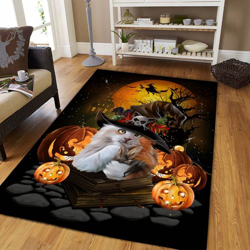 Cat Halloween Night T1108 Rug