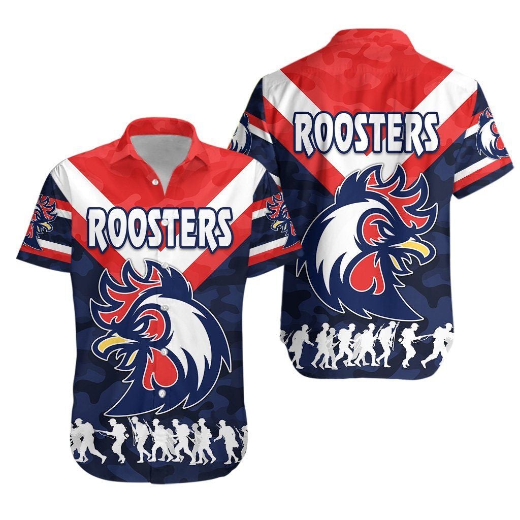 Sydney Hawaii Shirt Roosters Anzac Chicken Lover Hawaii For Men Women Ha101383