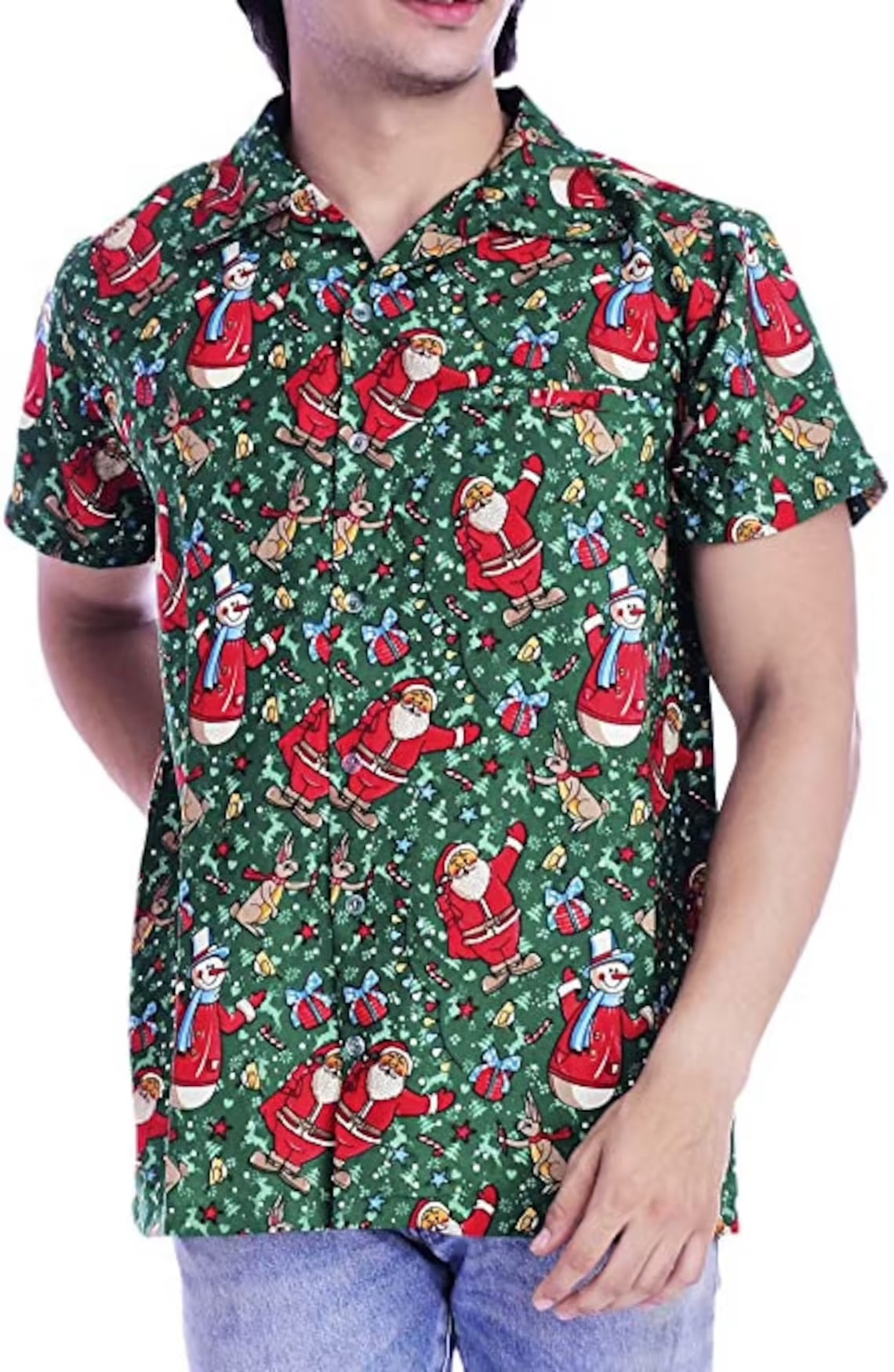 Christmas Party Holiday Santa Claus Hawaii Shirt Saleoff 111021 Ha14701