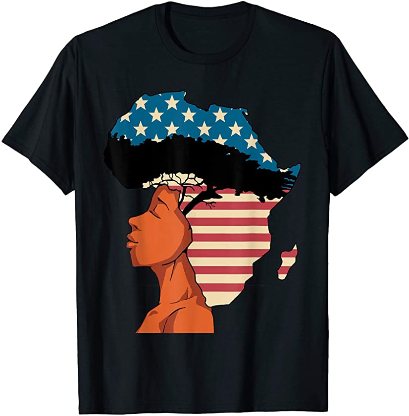 African American 4th of July Juneteenth Black History Month T-Shirt