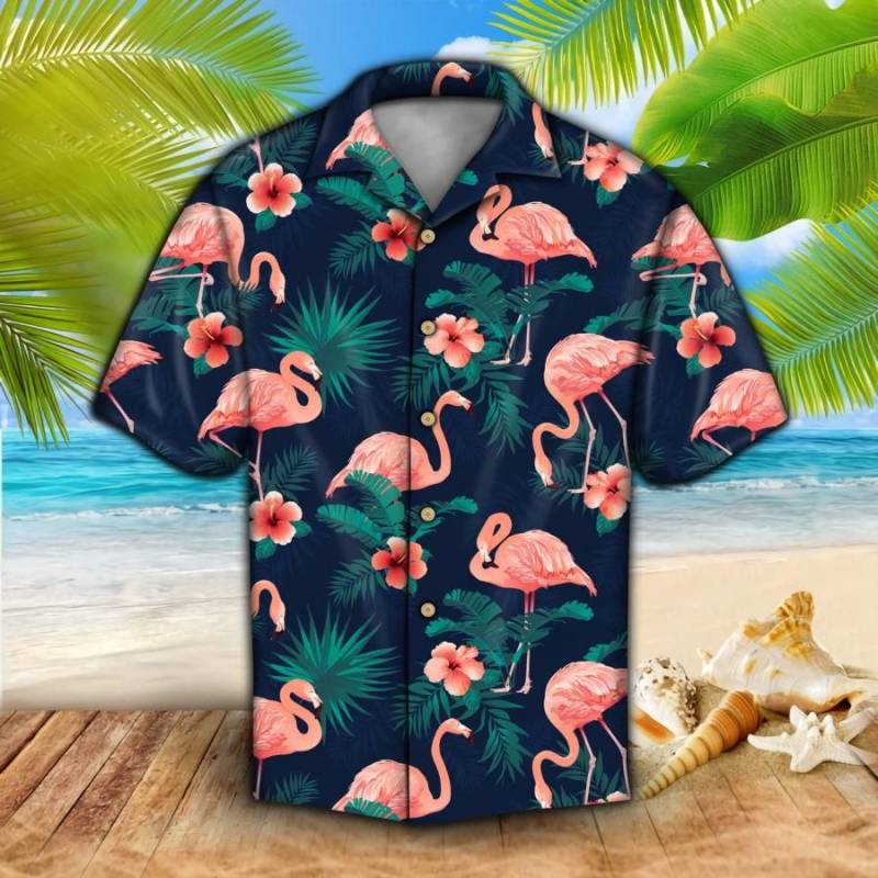 Flamigo Hawaiian Shirt Ha76159