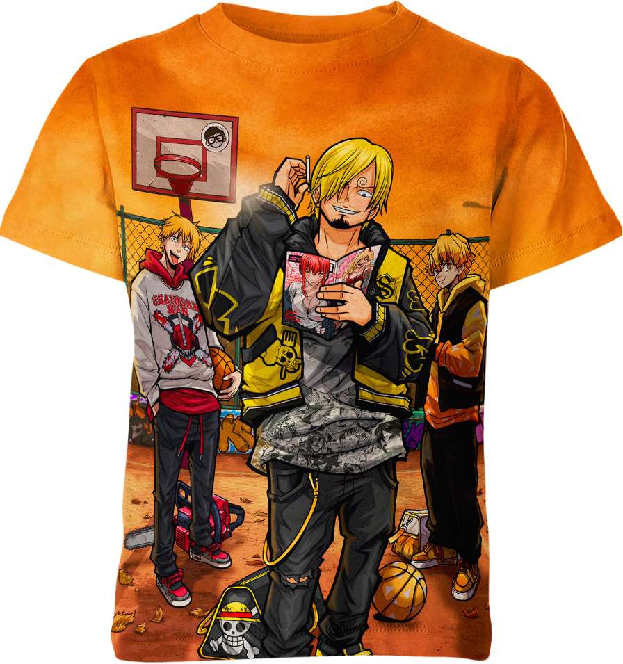 Denji Vinsmoke Sanji Zenitsu Agatsuma Shirt