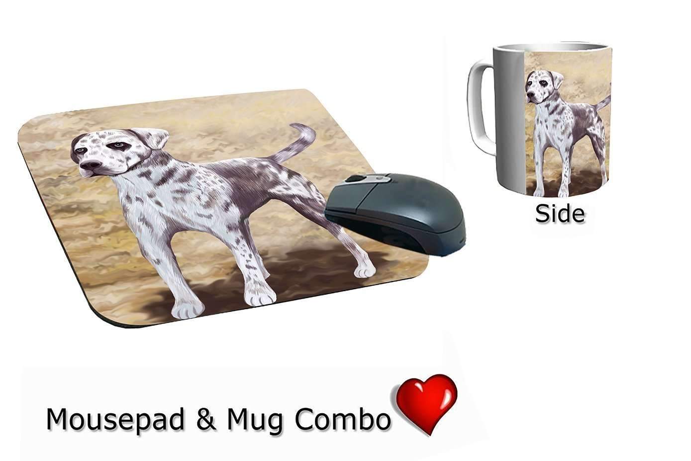 Catahoala Leopard Dog Mug & Mousepad Combo Gift Set