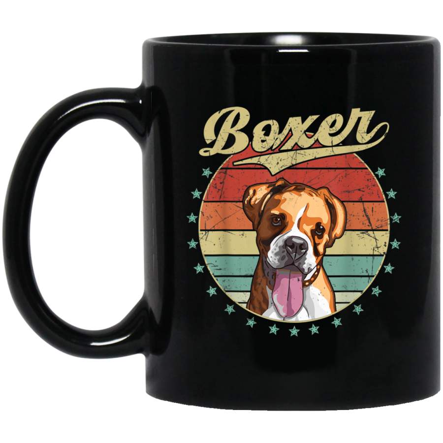 Boxer Lover Vintage Style Gift Dog Dad Dog Mom Mug