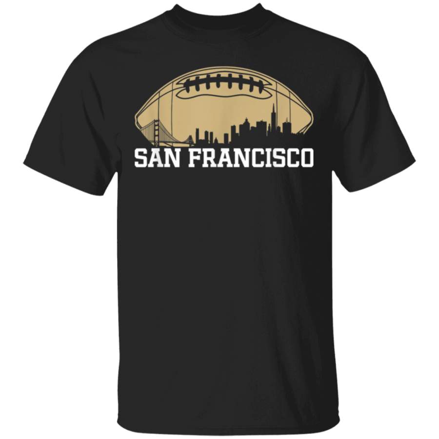 Vintage San Francisco Football  The City SF Skyline Gameday TShirt