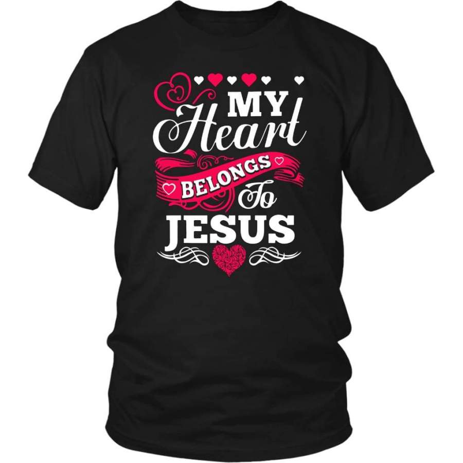 My heart belongs to Jesus t-shirt – Jesus shirts