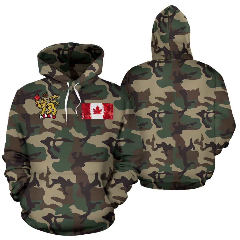 Canada Hoodie Camo 3D All Over Printed For Men And Women Pl