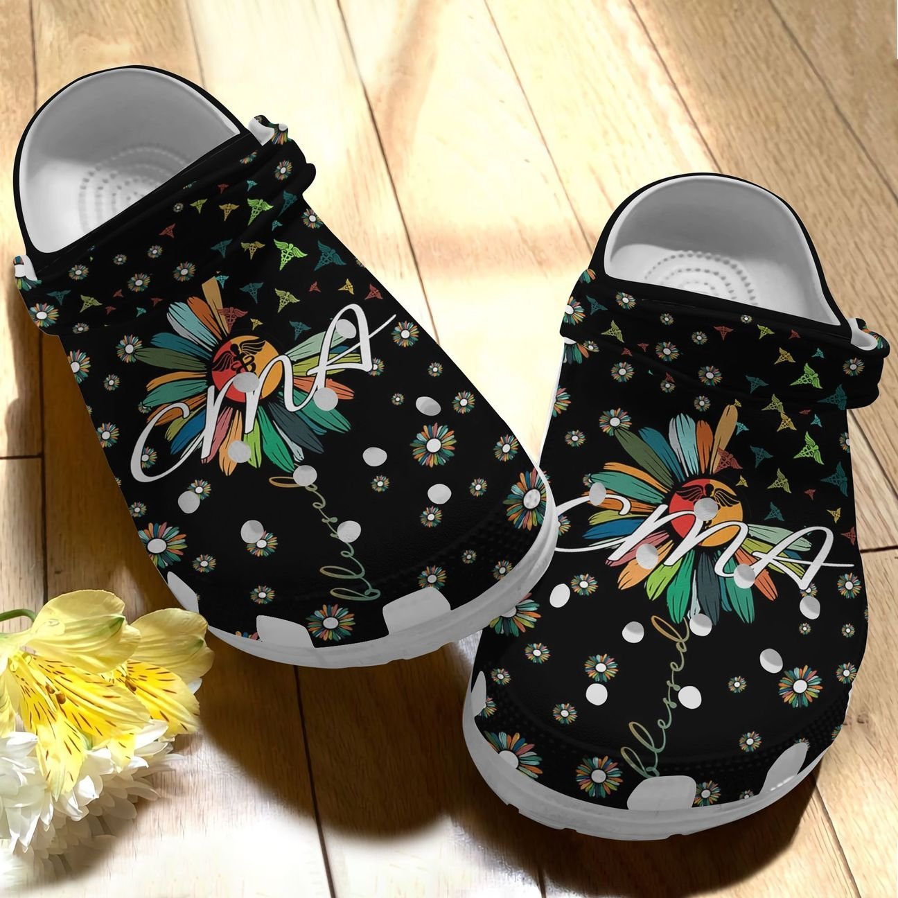 Nurse Personalize Clog, Custom Name, Text, Fashion Style For Women, Men, Kid, Print 3D Whitesole Cna Cma Nurse Lpn