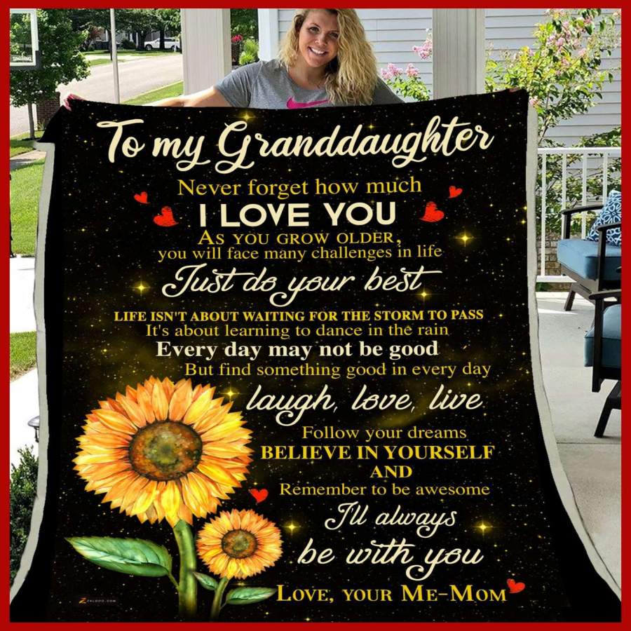 Believe In Yourself Gift For Granddaughter Blanket