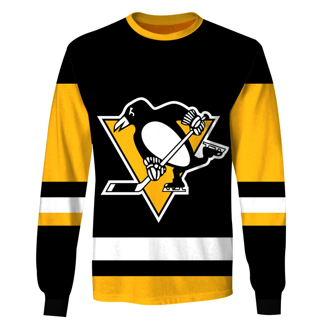 Pittsburgh Penguins Custom Name Number 2020 Home Jersey Gift For Fan 3D Full Printing Sweatshirt