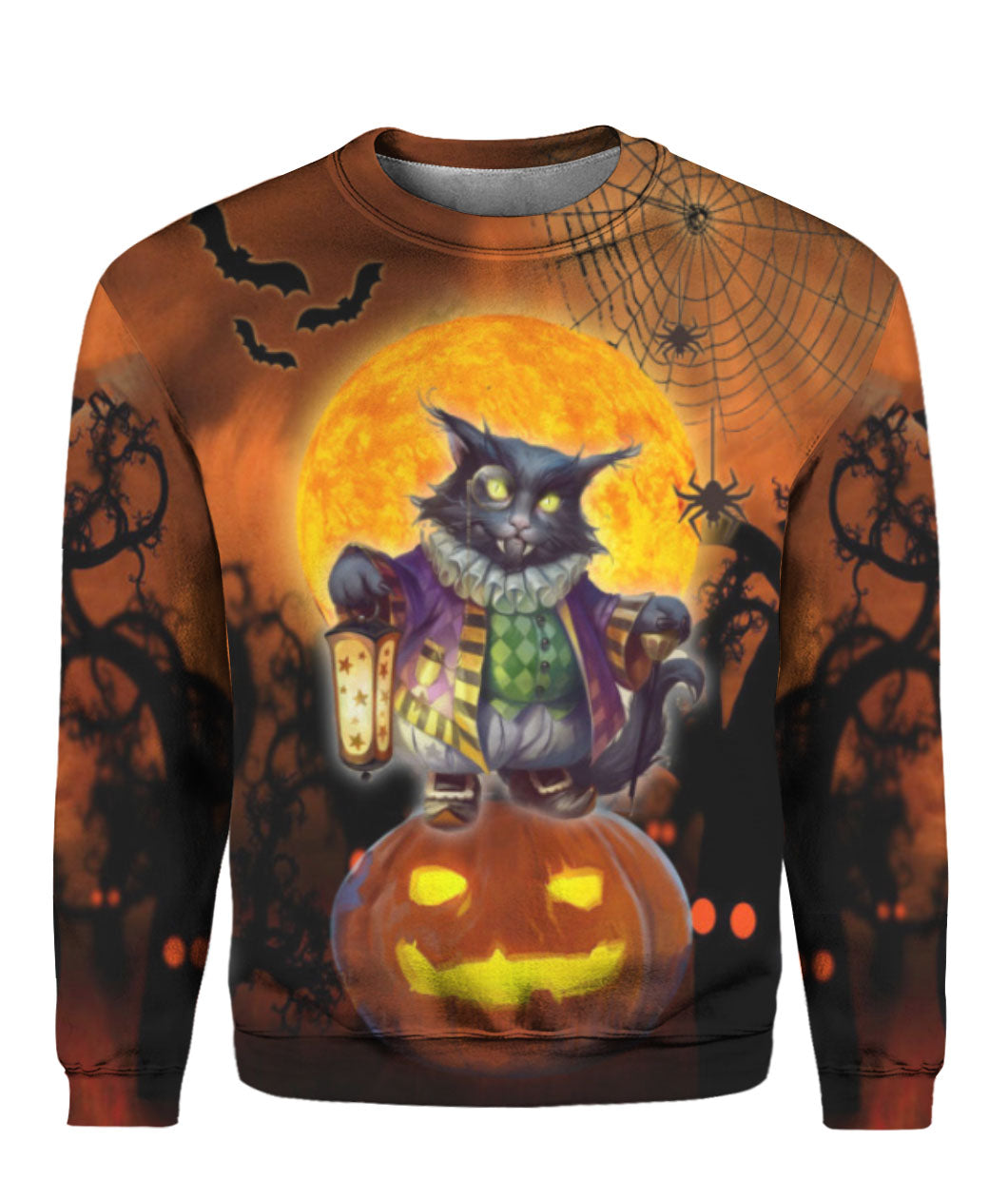 Oragontee Halloween Black Cat 3D All Over Print | For Men & Women | Adult | Hp1224