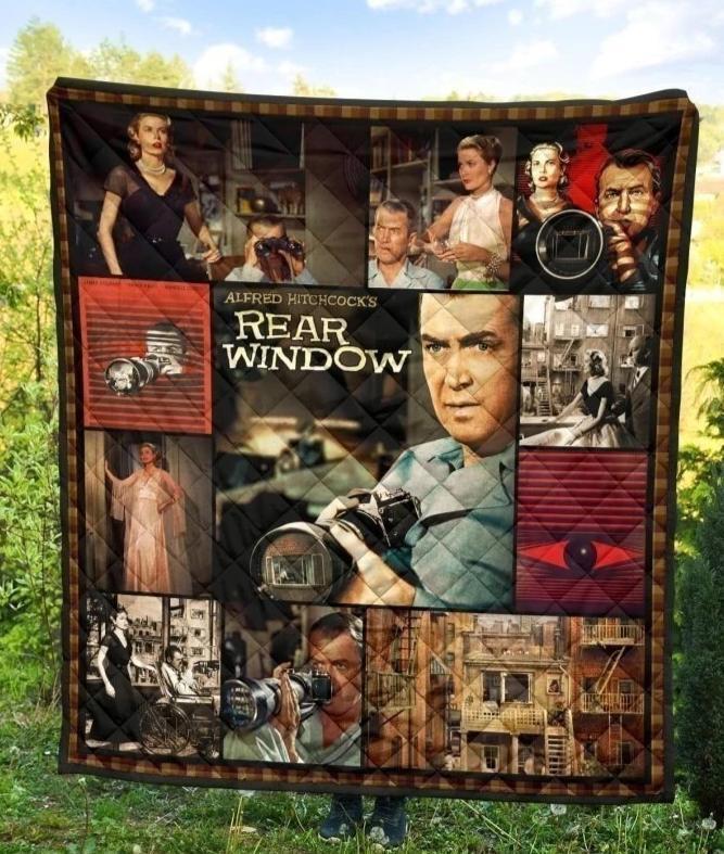 Rear Window 1950s Movies Quilt Blanket Fan Gift Idea