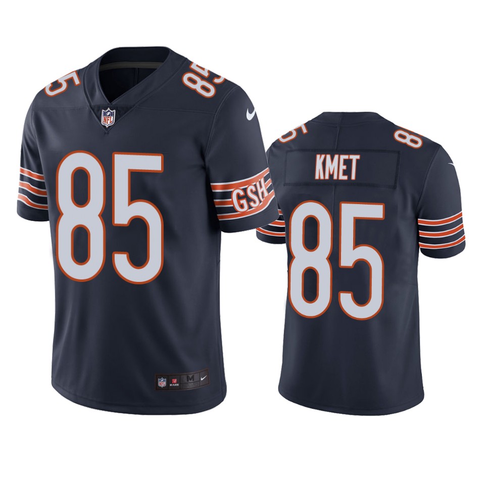 Chicago Bears Cole Kmet Navy Vapor Limited Jersey