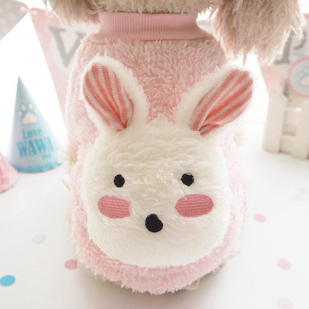 Pet Set Rabbit Costume Pet Dog Clothes Autumn Winter Teddy Deer Dog British Short Cat Small Cute Rabbit Sweater Clothes for Pets alx