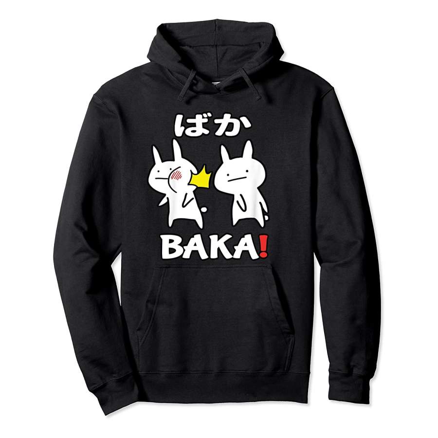 Manga Anime Japan Baka Rabbit Slap Funny Baka Japanese Pullover Hoodie Unisex 3D All Over Print