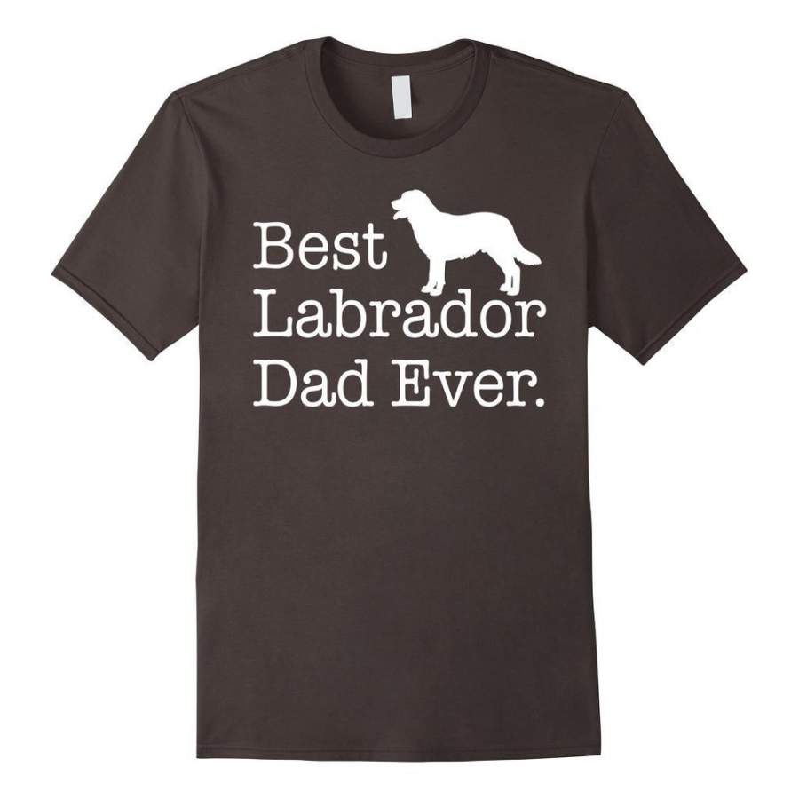 Best Labrador Dad Ever Pet Kitten Animal Parenting T-shirt