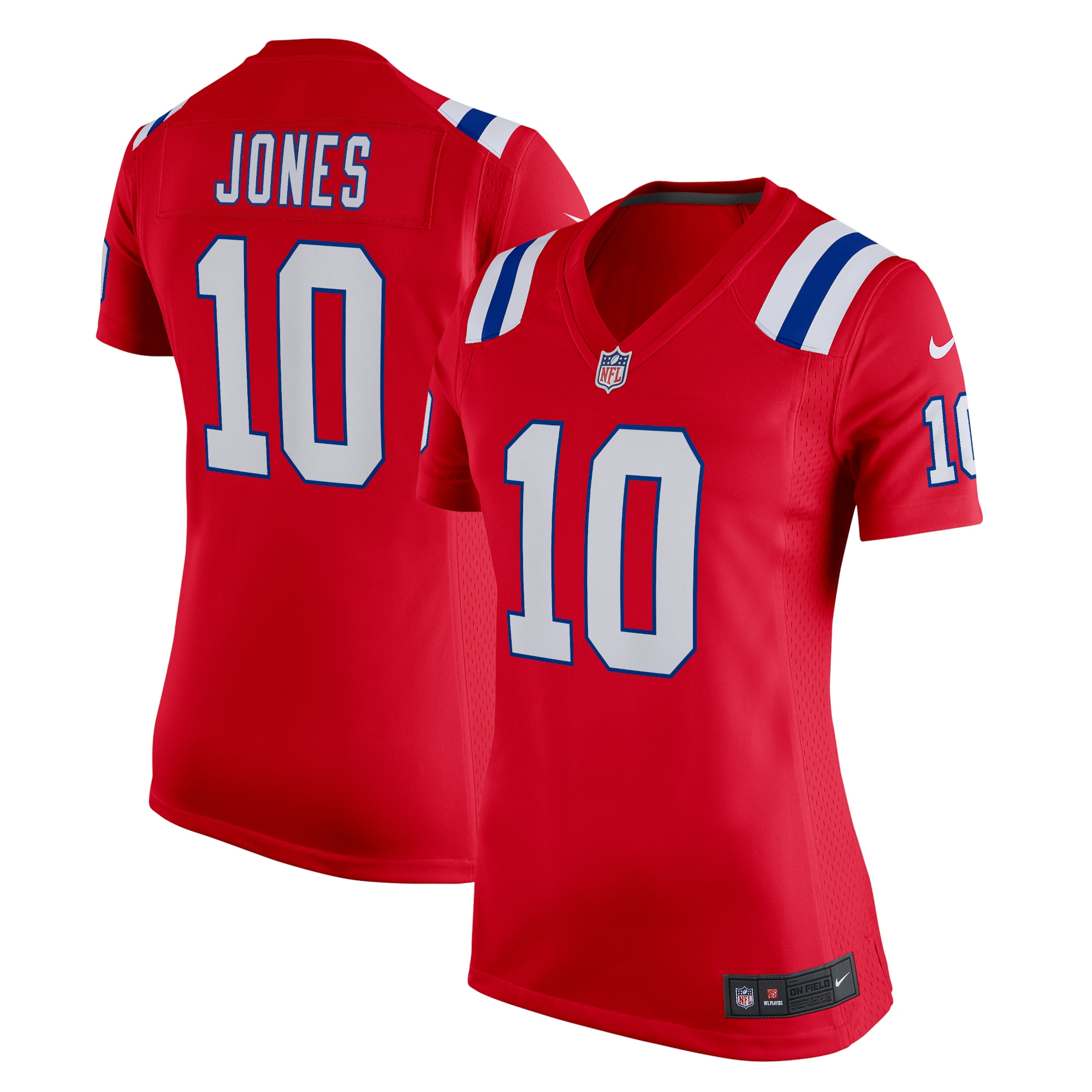 Women’s New England Patriots Mac Jones Red Game Jersey