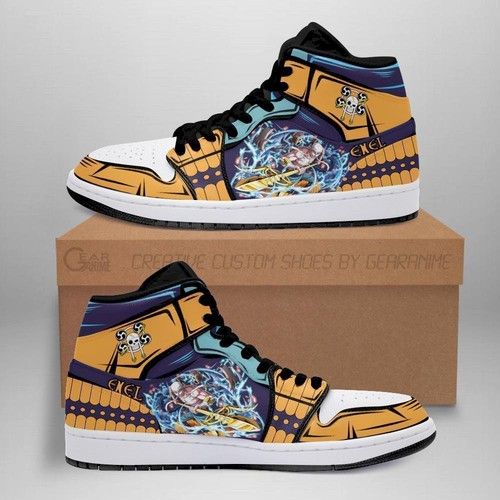 God Skypiea Enel Jordan Sneakers One Piece Anime Shoes Fan Gift Mn06 Air Jordan High Sneakers Sport Sneakers