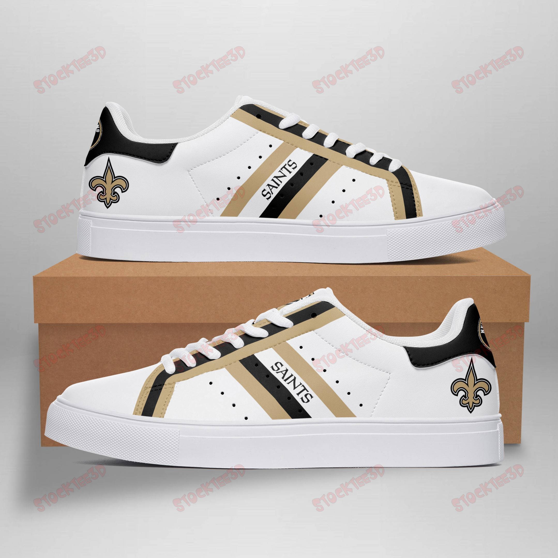 New Orleans Saints Ss Custom Sneakers 058