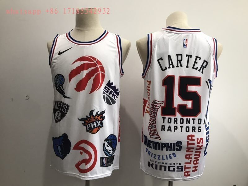 Toronto Raptors Vince Carter #15 2020 NBA New Arrival White NBA Jersey