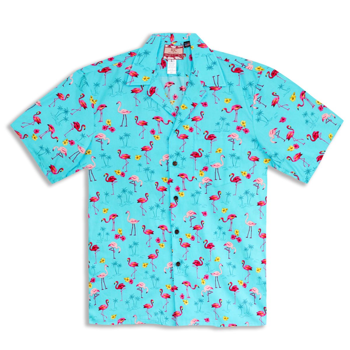 Flamingo Blue High Quality Hawaii Shirt Ha59704