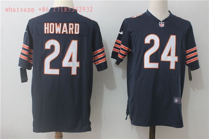 Chicago Bears Jordan Howard #24 NFL 2020 Navyjersey Jersey