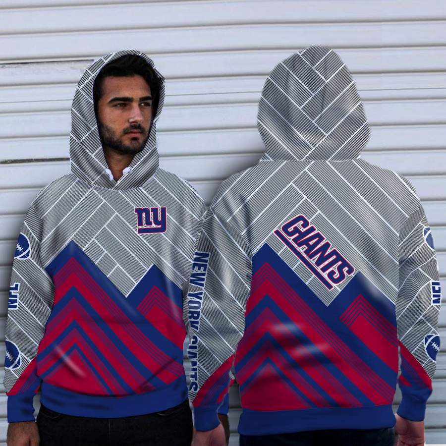 Black Cross Line New York Giants Hoodie