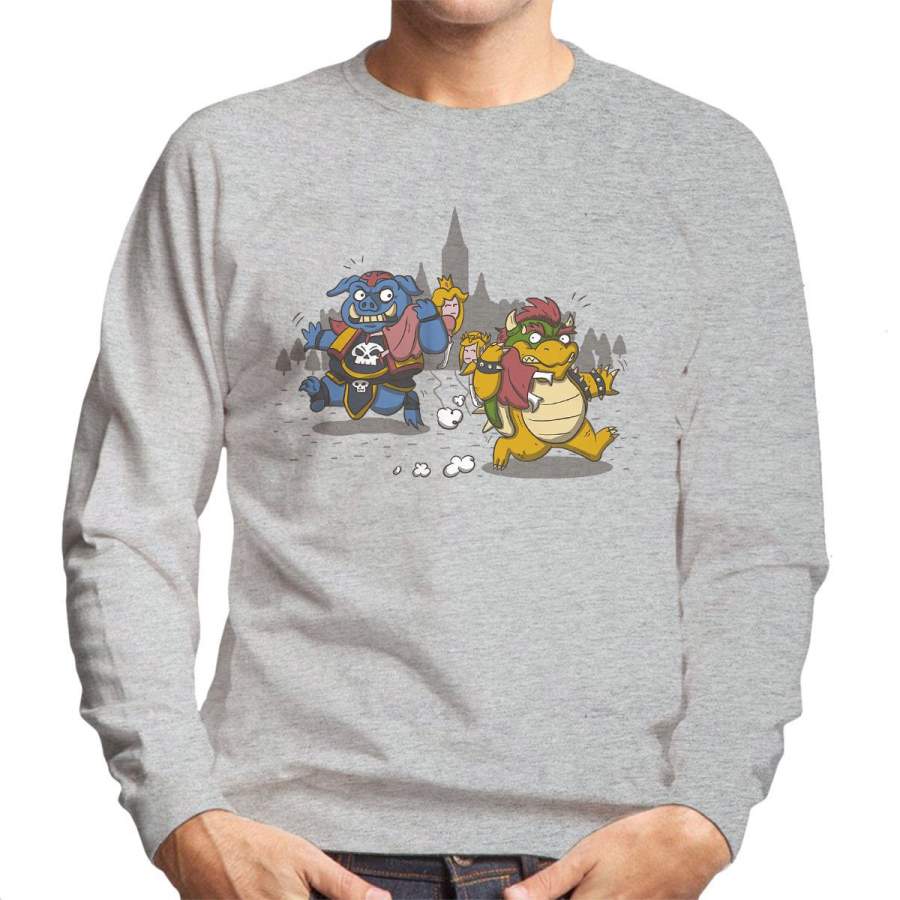 Princess Confusion Zelda Mario Men’s Sweatshirt
