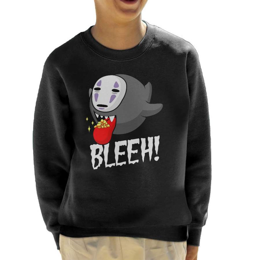 Super Mario Boo No Face Mashup Kid’s Sweatshirt