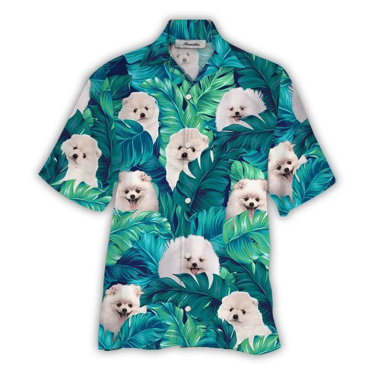 Pomeranian Hawaii Shirt Unisex Adult Ha101344