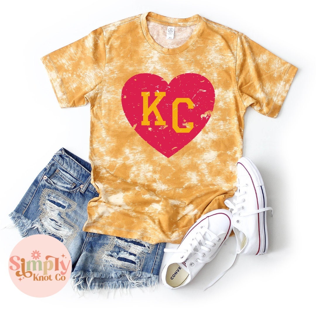 Kansas City Shirt for Women, KC Heart Tshirt, Kansas City Pride, Kansas City T-shirt, Kansas City Game Day, Kansas City Gift, KC Love Shirt