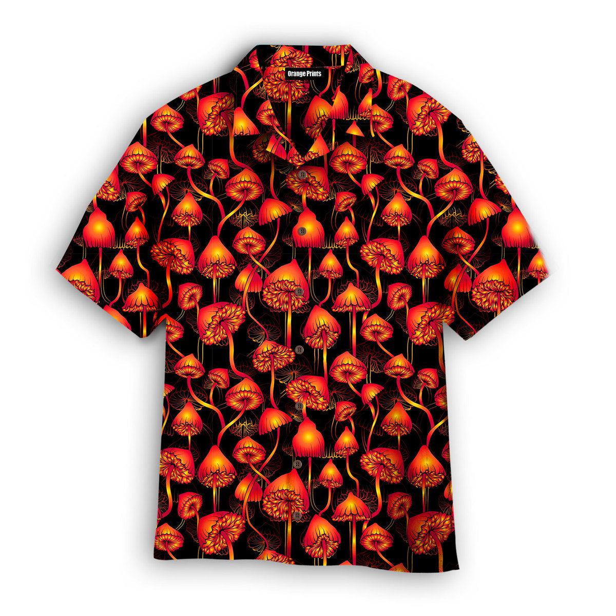 Magic Glowing Mushroom Hawaii Shirt For Men Women Ha105088