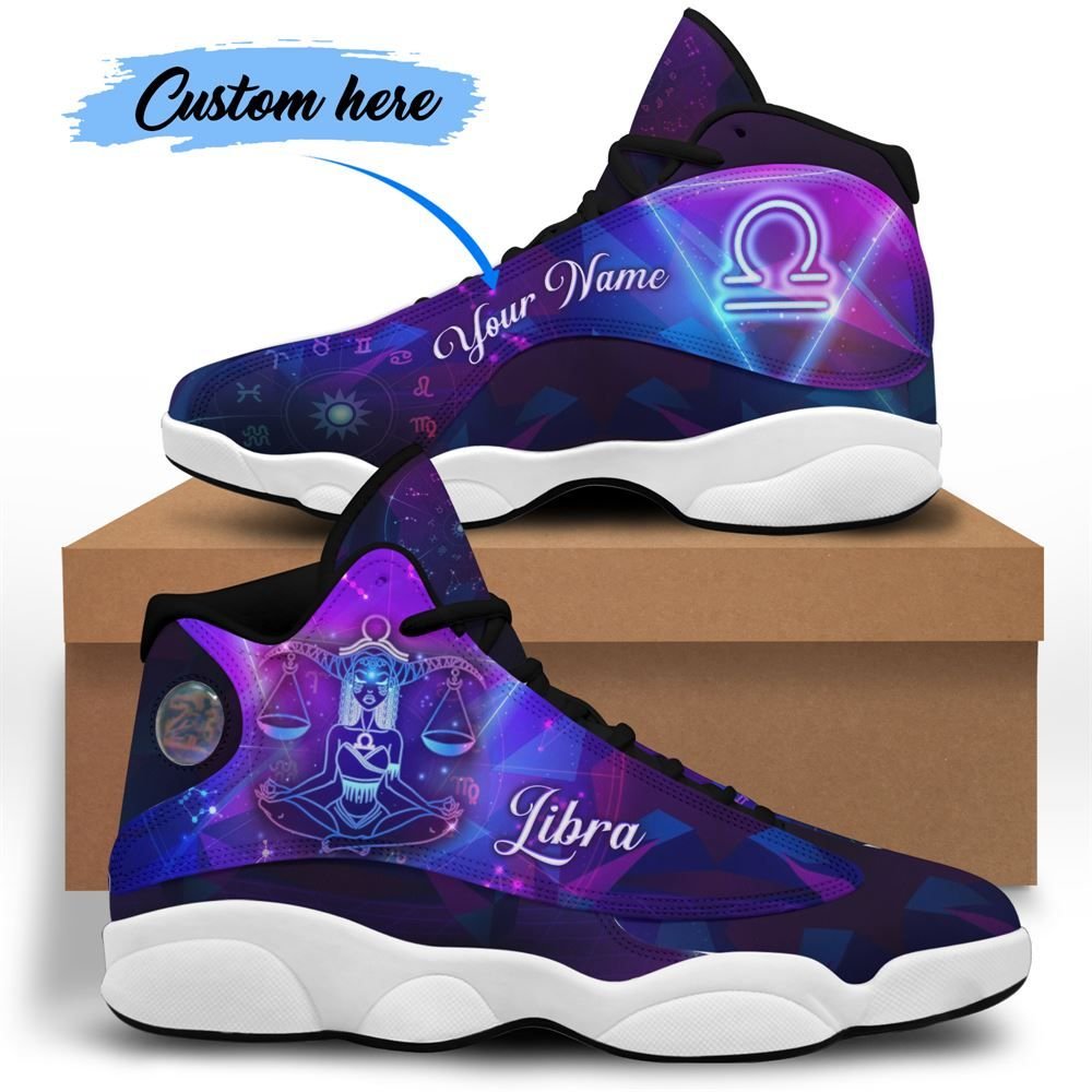 October Birthday Air Jordan 13 October Shoes Personalized Sneakers Sport V010