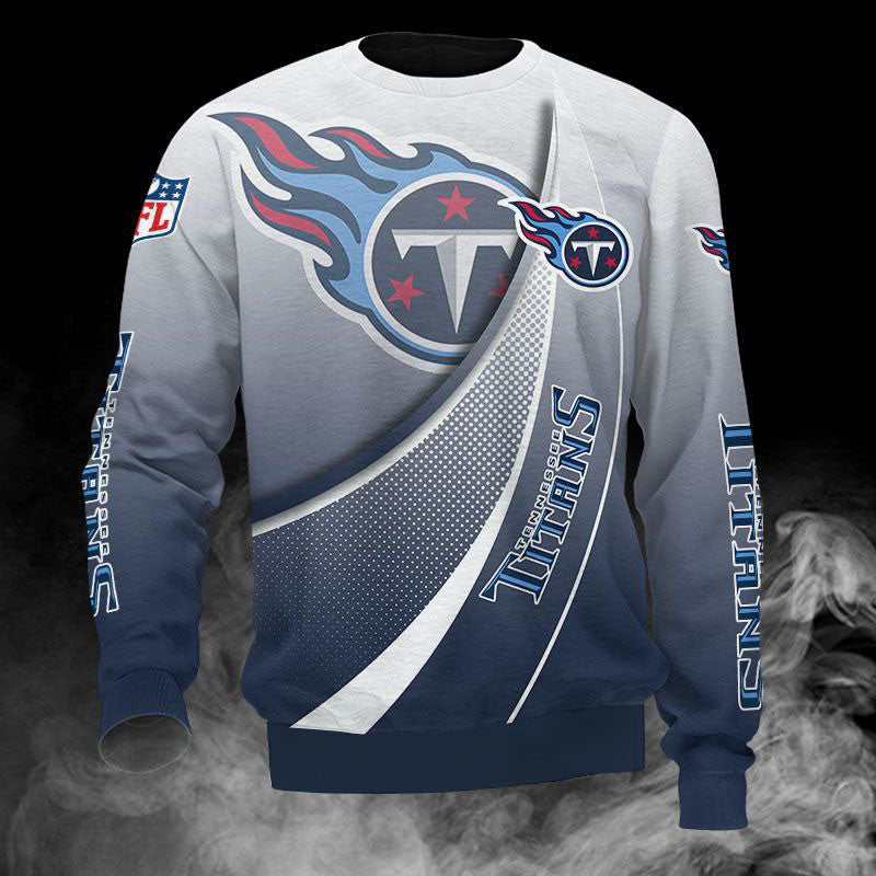 Tennessee Titans White Navy Blue Gift For Fan Ugly Wool Sweater Christmas