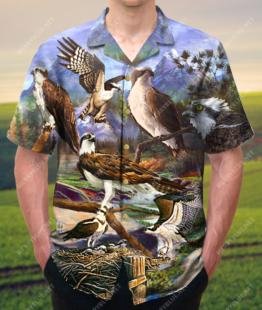 Be Still And The Sky Will Speak To You Osprey Unisex Hawaiian Shirt