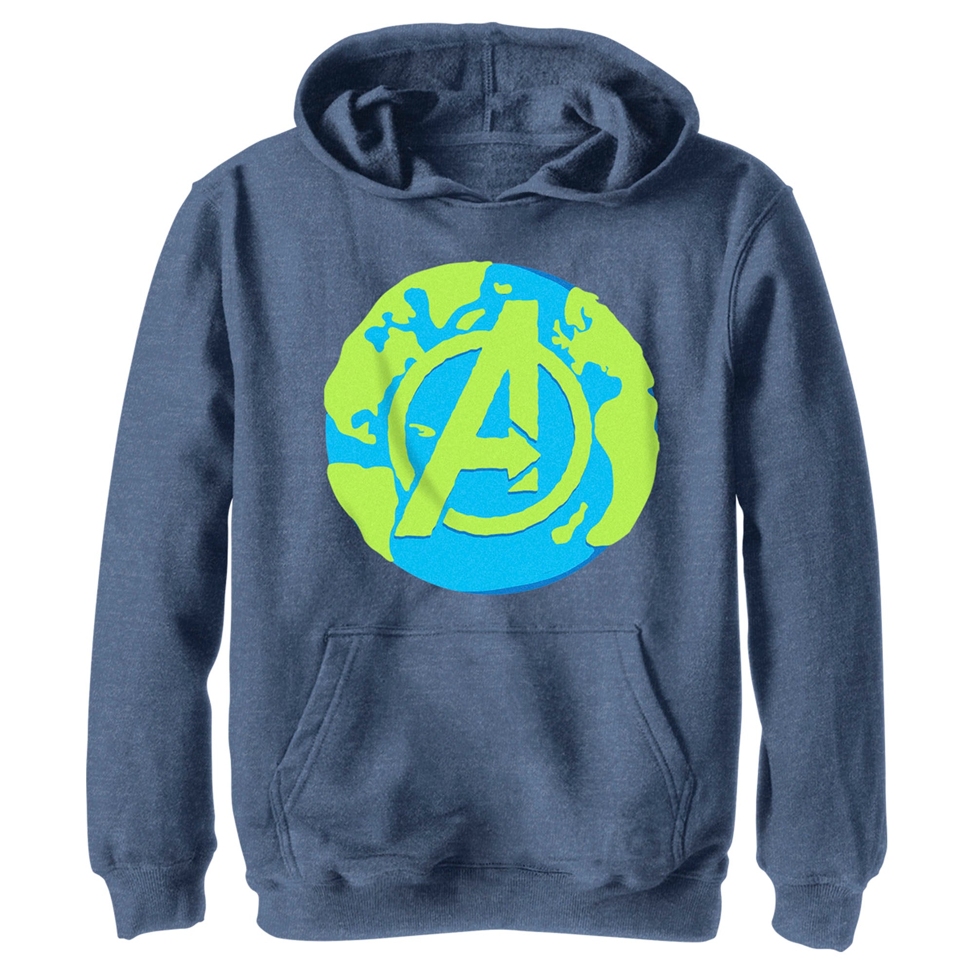 Boy’S Marvel Earth Day A Symbol Pull Over Hoodie